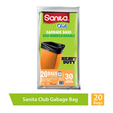 GETIT.QA- Qatar’s Best Online Shopping Website offers SANITA CLUB GARBAGE BAGS OXO-BIODEGRADABLE MEDIUM-- 30 GALLONS SIZE 72 X 85 CMS-- 20 PCS at the lowest price in Qatar. Free Shipping & COD Available!