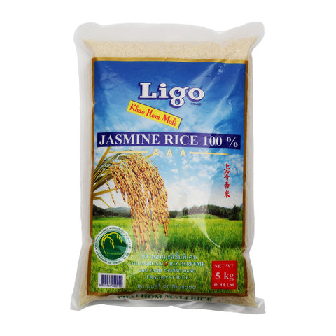 GETIT.QA- Qatar’s Best Online Shopping Website offers LIGO 100% JASMINE RICE 5KG at the lowest price in Qatar. Free Shipping & COD Available!