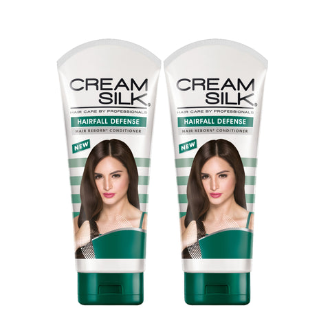GETIT.QA- Qatar’s Best Online Shopping Website offers Cream Silk Hair Fall Defense Conditioner Value Pack 2 x 350 ml at the lowest price in Qatar. Free Shipping & COD Available!