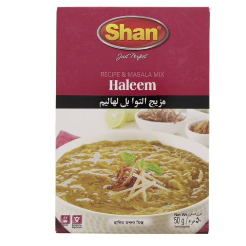 GETIT.QA- Qatar’s Best Online Shopping Website offers SHAN SPICE MIX FOR HALEEM MASALA 50 G at the lowest price in Qatar. Free Shipping & COD Available!