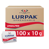 GETIT.QA- Qatar’s Best Online Shopping Website offers LURPAK SPREADABLE BUTTER PORTIONS UNSALTED 100 X 10 G at the lowest price in Qatar. Free Shipping & COD Available!