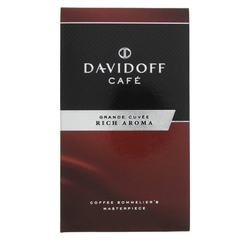 GETIT.QA- Qatar’s Best Online Shopping Website offers DAVIDOFF CAFE GRAND CUVEE RICH AROMA COFFEE 250 G at the lowest price in Qatar. Free Shipping & COD Available!