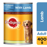 GETIT.QA- Qatar’s Best Online Shopping Website offers PEDIGREE LAMB WET DOG FOOD CAN 400 G at the lowest price in Qatar. Free Shipping & COD Available!