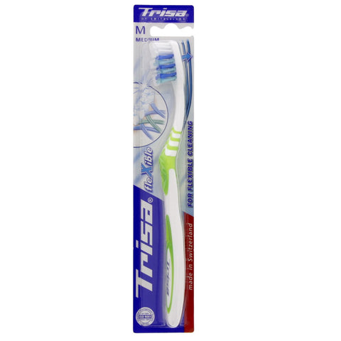 GETIT.QA- Qatar’s Best Online Shopping Website offers TRISA TOOTHBRUSH FLEXIBLE MEDIUM ASSORTED COLOURS 1 PC at the lowest price in Qatar. Free Shipping & COD Available!