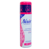 GETIT.QA- Qatar’s Best Online Shopping Website offers NAIR HAIR REMOVAL SPRAY ROSE FRAGRANCE-- 200 ML at the lowest price in Qatar. Free Shipping & COD Available!