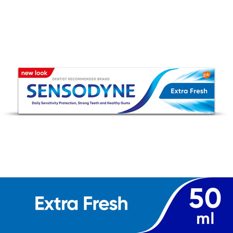 GETIT.QA- Qatar’s Best Online Shopping Website offers SENSODYNE EXTRA FRESH TOOTHPASTE 50 ML at the lowest price in Qatar. Free Shipping & COD Available!