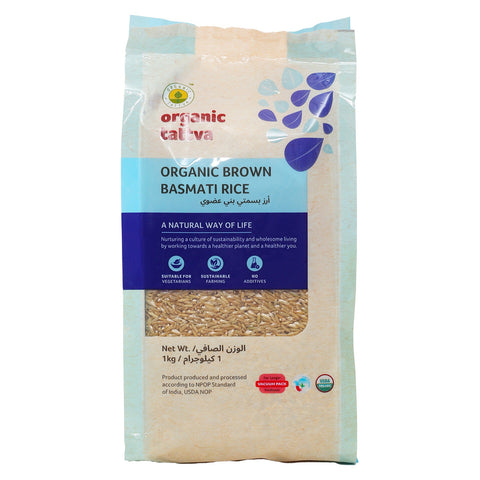 GETIT.QA- Qatar’s Best Online Shopping Website offers ORGANIC TATTVA BROWN BASMATI RICE 1 KG at the lowest price in Qatar. Free Shipping & COD Available!