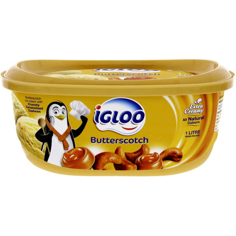 GETIT.QA- Qatar’s Best Online Shopping Website offers IGLOO BUTTERSCOTCH ICE CREAM 1 LITRE at the lowest price in Qatar. Free Shipping & COD Available!