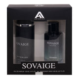 GETIT.QA- Qatar’s Best Online Shopping Website offers Artemios Sovaige Eau De Parfum 100 ml + Deodorant Spray 200 ml at the lowest price in Qatar. Free Shipping & COD Available!