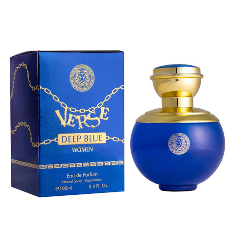 GETIT.QA- Qatar’s Best Online Shopping Website offers Urban Collection Verse Deep Blue EDP for Women 100 ml at the lowest price in Qatar. Free Shipping & COD Available!