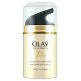 GETIT.QA- Qatar’s Best Online Shopping Website offers OLAY FACE MOISTURIZER TOTAL EFFECTS 7INONE FIRMING NIGHT CREAM WITH VITAMIN B3 50 G at the lowest price in Qatar. Free Shipping & COD Available!