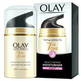 GETIT.QA- Qatar’s Best Online Shopping Website offers OLAY FACE MOISTURIZER TOTAL EFFECTS 7INONE FIRMING NIGHT CREAM WITH VITAMIN B3 50 G at the lowest price in Qatar. Free Shipping & COD Available!