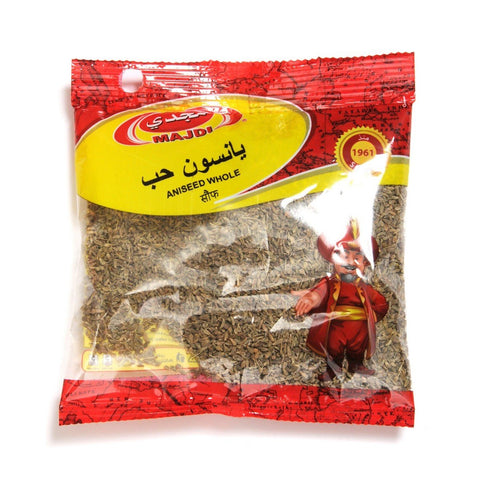 GETIT.QA- Qatar’s Best Online Shopping Website offers MAJDI ANISEED WHOLE 80 G
 at the lowest price in Qatar. Free Shipping & COD Available!