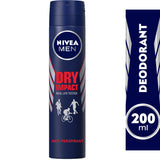 GETIT.QA- Qatar’s Best Online Shopping Website offers NIVEA MEN ANTIPERSPIRANT SPRAY FOR MEN DRY IMPACT 200 ML at the lowest price in Qatar. Free Shipping & COD Available!