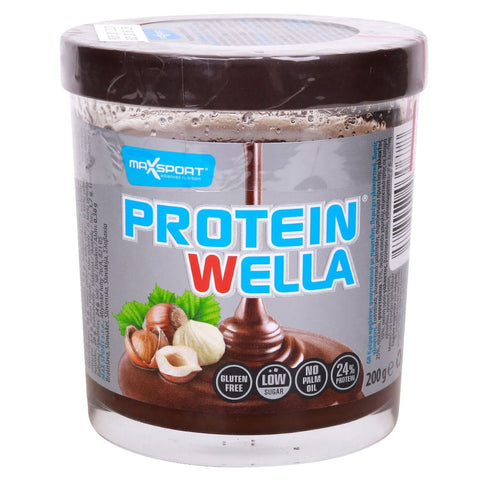 GETIT.QA- Qatar’s Best Online Shopping Website offers MAX SPORT GLUTEN FREE PROTEIN WELLA CHOCOLATE & HAZELNUT SPREAD 200 G at the lowest price in Qatar. Free Shipping & COD Available!