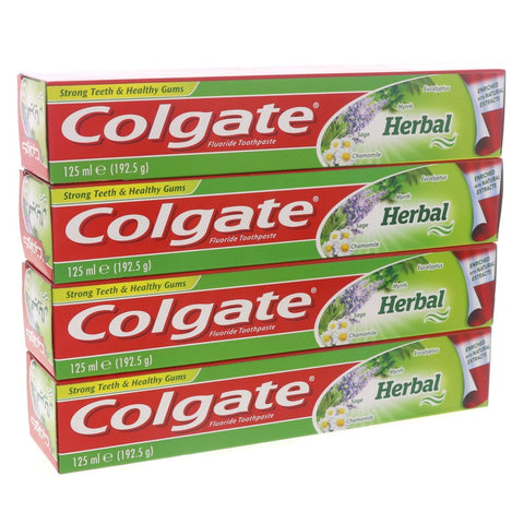 GETIT.QA- Qatar’s Best Online Shopping Website offers COLGATE HERBAL TOOTHPASTE 4 X 125 ML at the lowest price in Qatar. Free Shipping & COD Available!