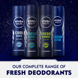 GETIT.QA- Qatar’s Best Online Shopping Website offers NIVEA MEN DEODORANT SPRAY FOR MEN COOL KICK 150 ML at the lowest price in Qatar. Free Shipping & COD Available!