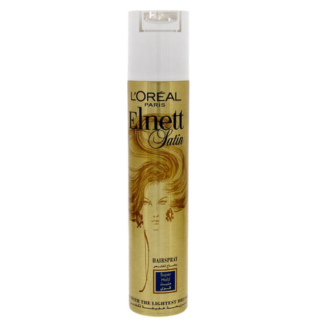 GETIT.QA- Qatar’s Best Online Shopping Website offers L'OREAL ELNETT SATIN HAIR SPRAY SUPER HOLD 200 ML at the lowest price in Qatar. Free Shipping & COD Available!