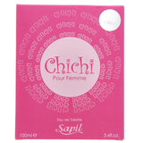 GETIT.QA- Qatar’s Best Online Shopping Website offers SAPIL CHICHI EAU DE TOILETTE FOR WOMEN 100 ML at the lowest price in Qatar. Free Shipping & COD Available!