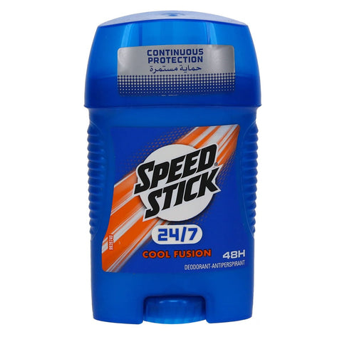 GETIT.QA- Qatar’s Best Online Shopping Website offers MENNEN SPEED STICK DEODORANT-ANTI-PERSPIRANT COOL FUSION 50 G at the lowest price in Qatar. Free Shipping & COD Available!