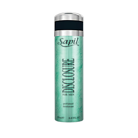 GETIT.QA- Qatar’s Best Online Shopping Website offers SAPIL DISCLOSURE PERFUMED DEODORANT FOR MEN 200ML at the lowest price in Qatar. Free Shipping & COD Available!