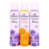 GETIT.QA- Qatar’s Best Online Shopping Website offers ENCHANTEUR ASSORTED BODY MIST 150ML 2+1 at the lowest price in Qatar. Free Shipping & COD Available!