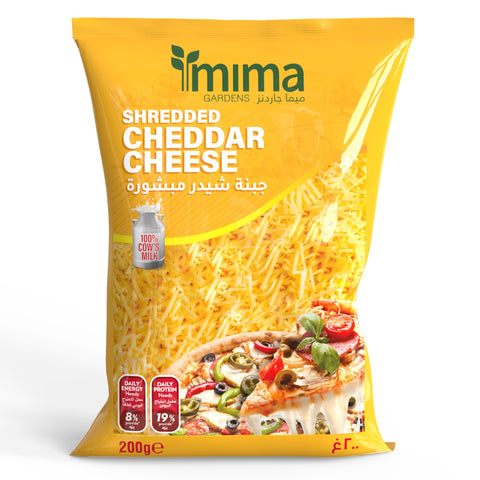 GETIT.QA- Qatar’s Best Online Shopping Website offers Mima Gardens Shredded Cheddar Cheese 200 g at the lowest price in Qatar. Free Shipping & COD Available!