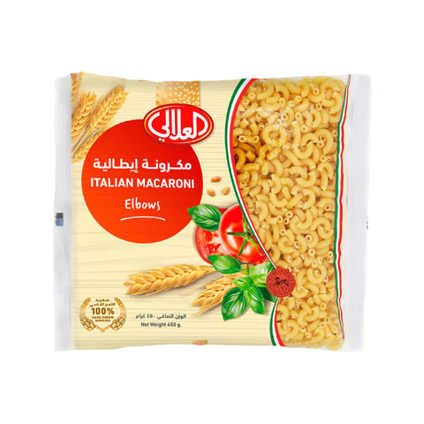 GETIT.QA- Qatar’s Best Online Shopping Website offers AL ALALI ITALIAN MACARONI ELBOWS 450 G at the lowest price in Qatar. Free Shipping & COD Available!