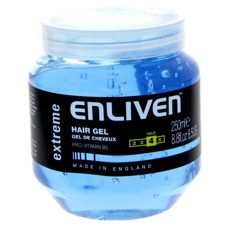 GETIT.QA- Qatar’s Best Online Shopping Website offers ENLIVEN HAIR GEL EXTREME HOLD BLUE-- 250 ML at the lowest price in Qatar. Free Shipping & COD Available!