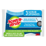 GETIT.QA- Qatar’s Best Online Shopping Website offers SCOTCH BRITE MULTI PURPOSE NON-SCRATCH SCRUB SPONGES 3PCS at the lowest price in Qatar. Free Shipping & COD Available!