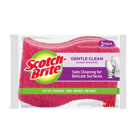 GETIT.QA- Qatar’s Best Online Shopping Website offers SCOTCH BRITE DELICATE DUTY SCRUB SPONGES SIZE 111MM X 66MM X 20MM 3 PCS
 at the lowest price in Qatar. Free Shipping & COD Available!