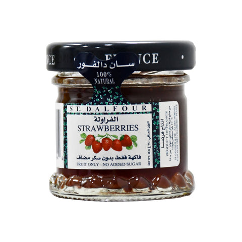 GETIT.QA- Qatar’s Best Online Shopping Website offers ST. DALFOUR STRAWBERRY JAM 28G at the lowest price in Qatar. Free Shipping & COD Available!