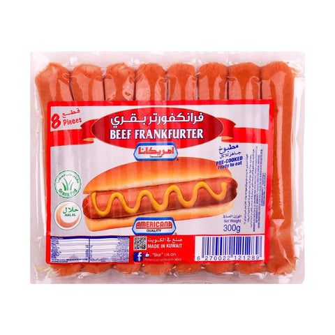 GETIT.QA- Qatar’s Best Online Shopping Website offers AMERICANA BEEF FRANKS 8 PCS at the lowest price in Qatar. Free Shipping & COD Available!