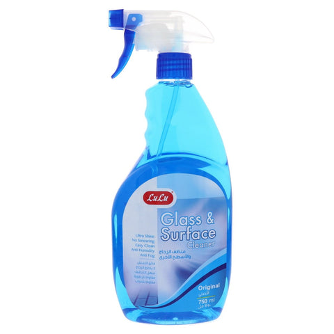 GETIT.QA- Qatar’s Best Online Shopping Website offers LULU GLASS & SURFACE CLEANER ORIGINAL 750ML at the lowest price in Qatar. Free Shipping & COD Available!