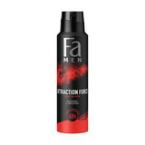 GETIT.QA- Qatar’s Best Online Shopping Website offers FA ATTRACTION FORCE DEODORANT SPRAY FOR MEN 150 ML at the lowest price in Qatar. Free Shipping & COD Available!