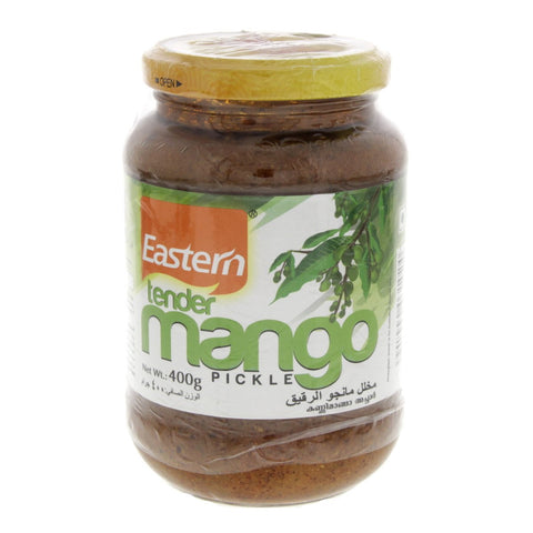 GETIT.QA- Qatar’s Best Online Shopping Website offers EASTERN TENDER MANGO PICKLE 400 G at the lowest price in Qatar. Free Shipping & COD Available!