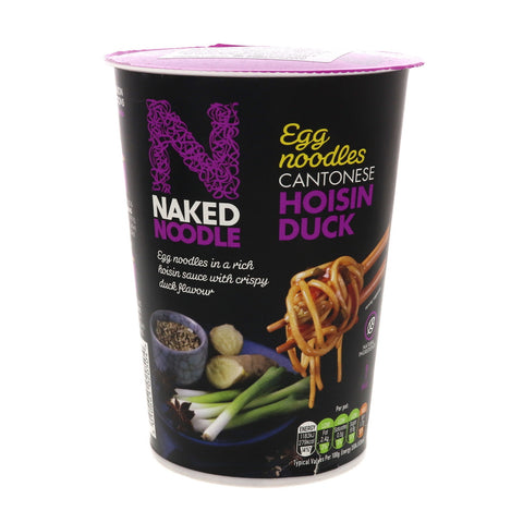 GETIT.QA- Qatar’s Best Online Shopping Website offers NAKED EGG NOODLES CANTONESE HOISIN DUCK FLAVOUR 78 G at the lowest price in Qatar. Free Shipping & COD Available!