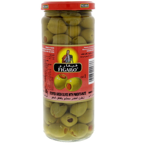 GETIT.QA- Qatar’s Best Online Shopping Website offers FIGARO STUFFED GREEN OLIVES WITH PIMIENTO-PASTE 270 G at the lowest price in Qatar. Free Shipping & COD Available!