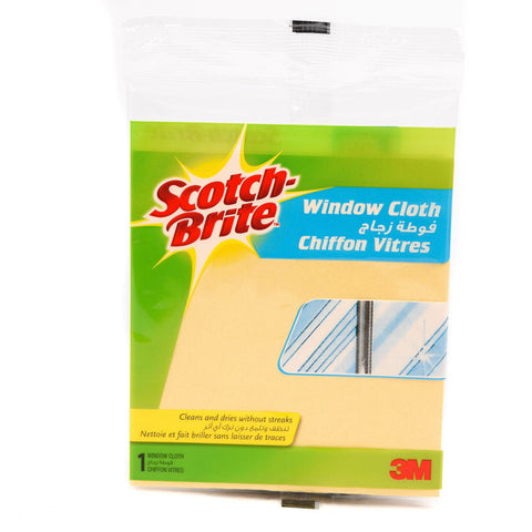 GETIT.QA- Qatar’s Best Online Shopping Website offers SCOTCH BRITE WINDOW CLOTH 1 PC
 at the lowest price in Qatar. Free Shipping & COD Available!