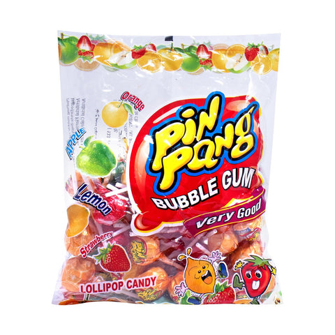 GETIT.QA- Qatar’s Best Online Shopping Website offers PIN PANG BUBBLE GUM LOLLIPOP CANDY 48 X 19G at the lowest price in Qatar. Free Shipping & COD Available!