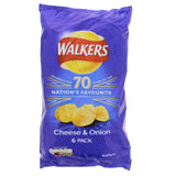 GETIT.QA- Qatar’s Best Online Shopping Website offers WALKERS CHEESE & ONION CHIPS 6 X 25 G at the lowest price in Qatar. Free Shipping & COD Available!