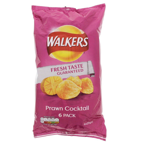 GETIT.QA- Qatar’s Best Online Shopping Website offers WALKERS PRAWN COCKTAIL CHIPS 6 X 25 G at the lowest price in Qatar. Free Shipping & COD Available!