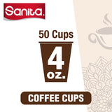 GETIT.QA- Qatar’s Best Online Shopping Website offers SANITA PAPER CUPS SIZE 4OZ 50PCS at the lowest price in Qatar. Free Shipping & COD Available!