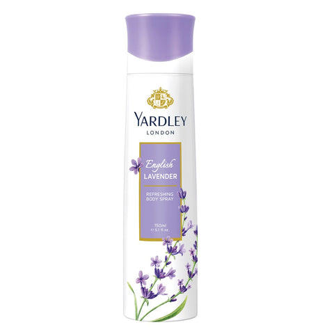 GETIT.QA- Qatar’s Best Online Shopping Website offers YARDLEY ENGLISH LAVENDER REFRESHING BODY SPRAY 150 ML at the lowest price in Qatar. Free Shipping & COD Available!