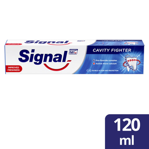 GETIT.QA- Qatar’s Best Online Shopping Website offers SIGNAL CAVITY FIGHTER TOOTHPASTE 120 ML at the lowest price in Qatar. Free Shipping & COD Available!