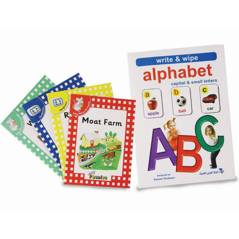 GETIT.QA- Qatar’s Best Online Shopping Website offers WRITE & WIPE ALPHABET PRACTICE BOOK + JOLLY PHONICS STORY BOOK ASSORTED 1PIECE at the lowest price in Qatar. Free Shipping & COD Available!