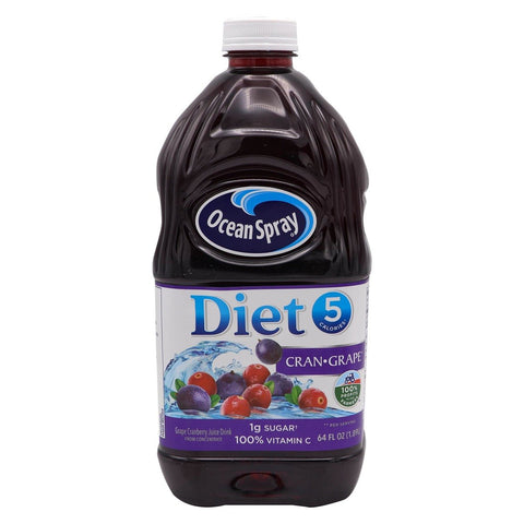 GETIT.QA- Qatar’s Best Online Shopping Website offers OCEAN SPRAY DIET GRAPE & CRANBERRY JUICE DRINK 1.89 LITRES
 at the lowest price in Qatar. Free Shipping & COD Available!