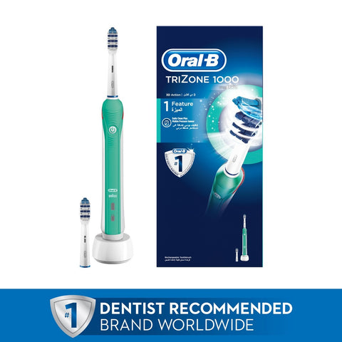 GETIT.QA- Qatar’s Best Online Shopping Website offers ORAL-B TRIZONE 1000 ELECTRIC RECHARGEABLE TOOTHBRUSH POWERED BY BRAUN at the lowest price in Qatar. Free Shipping & COD Available!