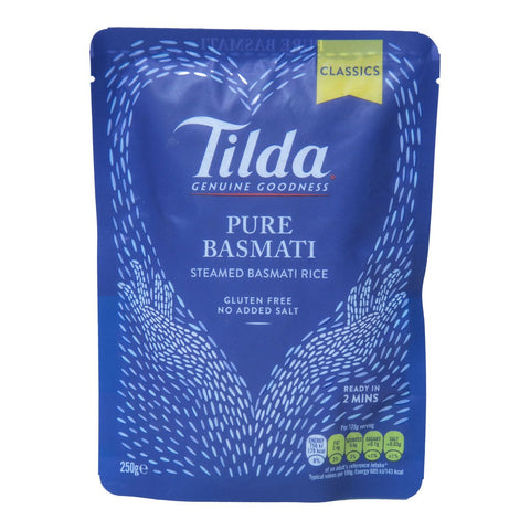 GETIT.QA- Qatar’s Best Online Shopping Website offers TILDA STEAMED PURE BASMATI RICE 250 G
 at the lowest price in Qatar. Free Shipping & COD Available!