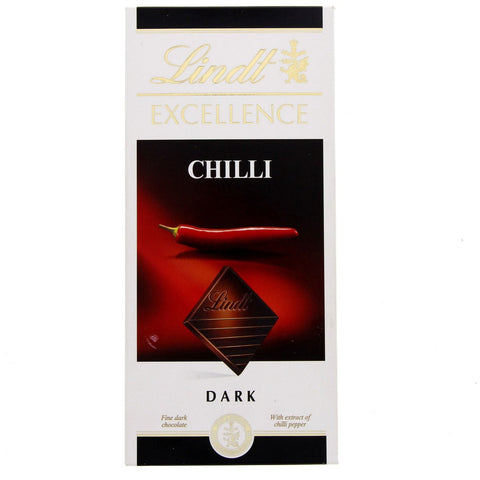 GETIT.QA- Qatar’s Best Online Shopping Website offers LINDT EXCELLENCE CHILLI DARK 100 G at the lowest price in Qatar. Free Shipping & COD Available!